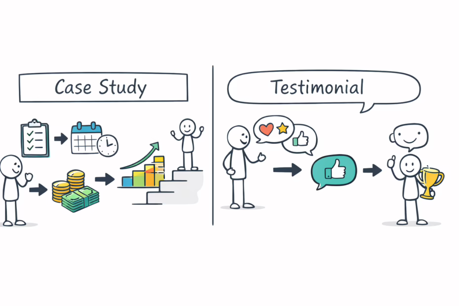 Case Study vs Testimonial: What’s the Difference?